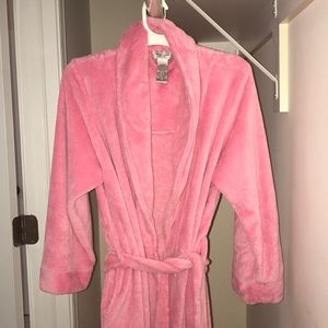 Full Length Pink Fuzzy Robe